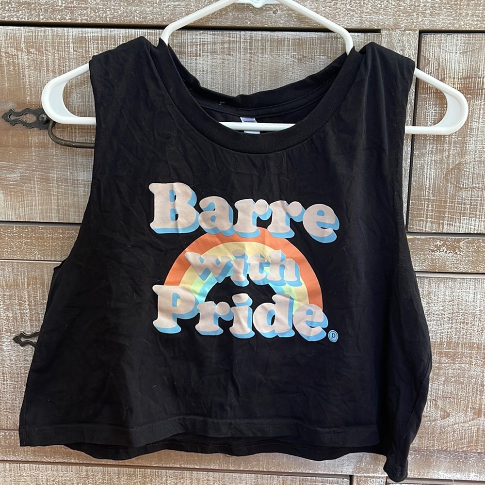 Pure Barre | Barre With Pride Cropped Tank | Size Medium